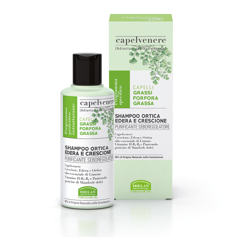Helan Capelvenere Bio Shampoo Ortica Edera e Crescione 200ml