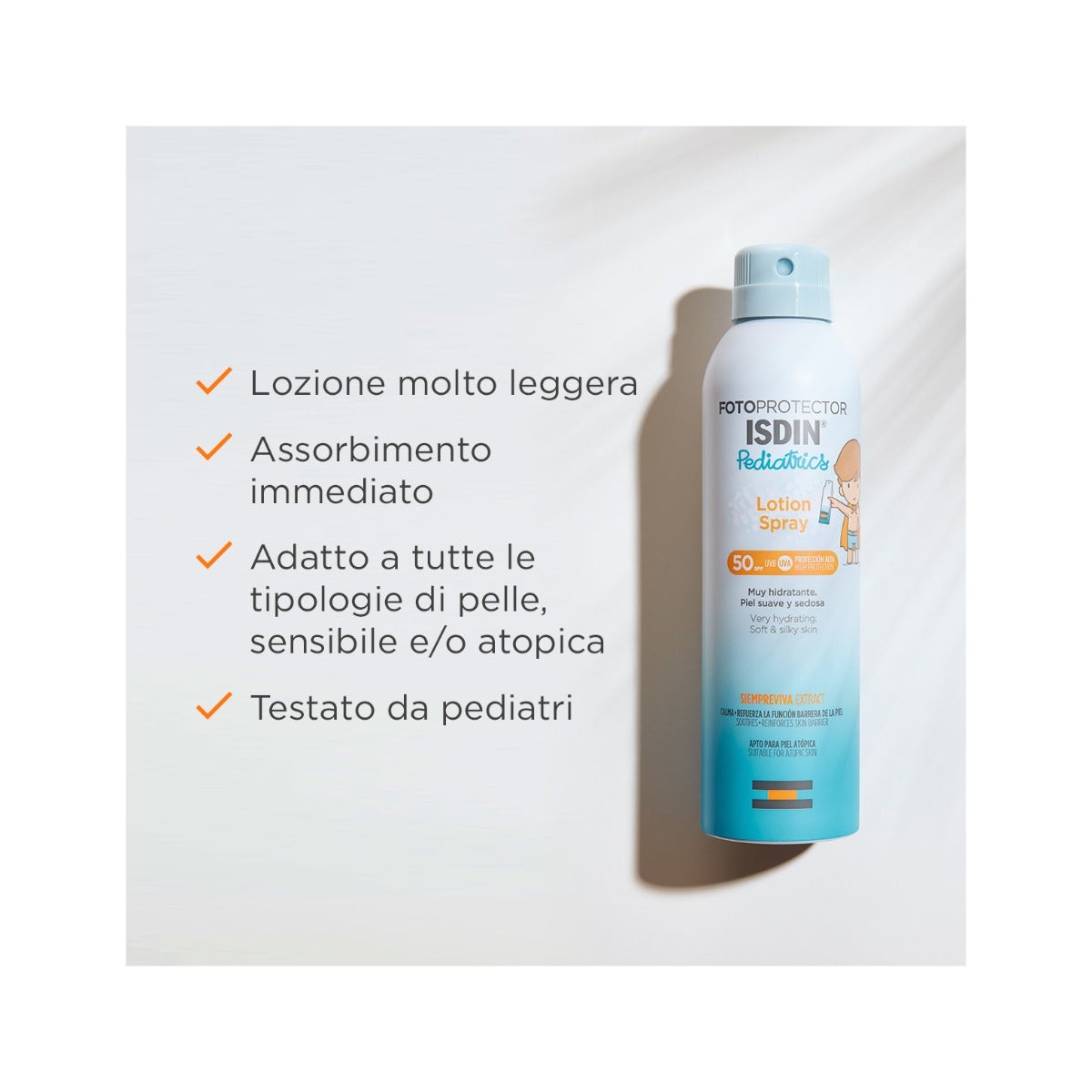 Isdin Fotoprotector Lotion Spray Pediatrics Corpo SPF50 250ml