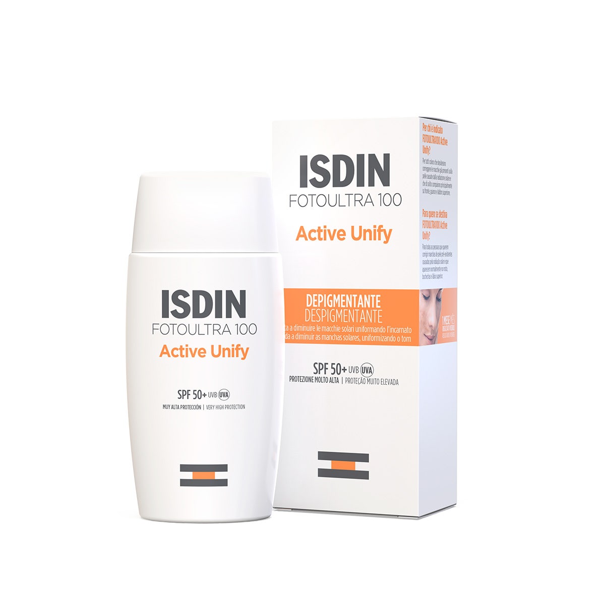 FotoUltra 100 Isdin Crema Active Unify SPF50+ 50ml: Protezione e Uniformità