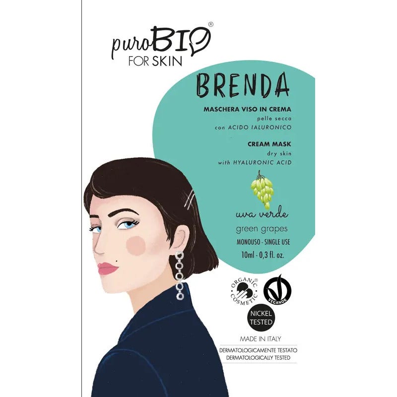 Purobio For Skin Brenda Maschera 03 Profumazione Uva Verde 10ml