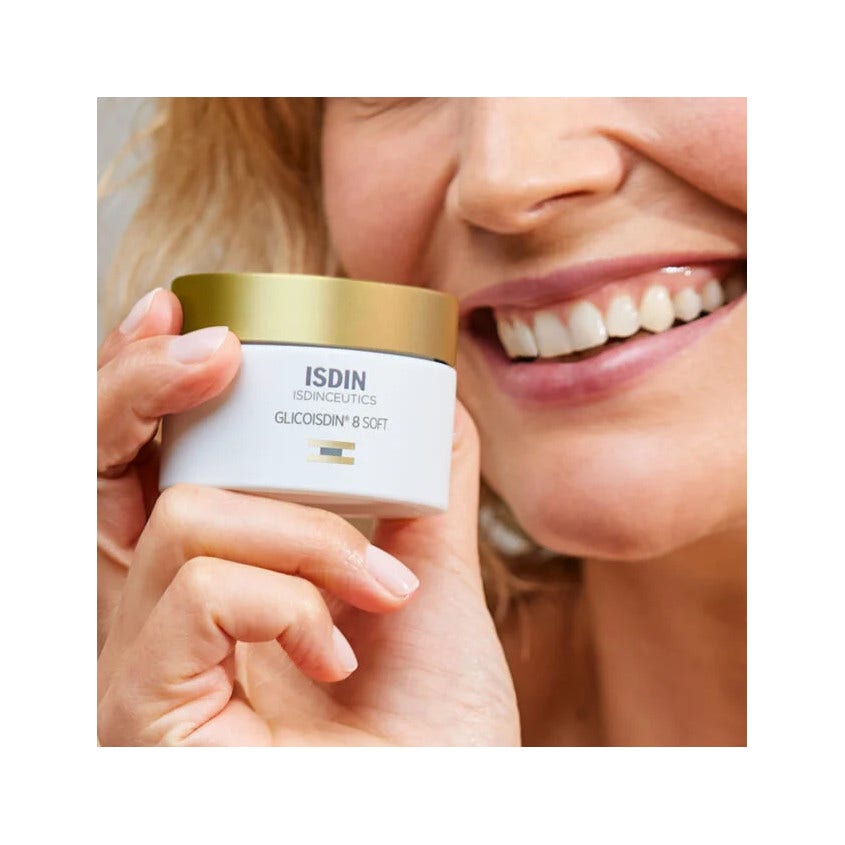 Isdin Isdinceutics Glicoisdin 8 Soft Crema Viso Esfoliante 50ml