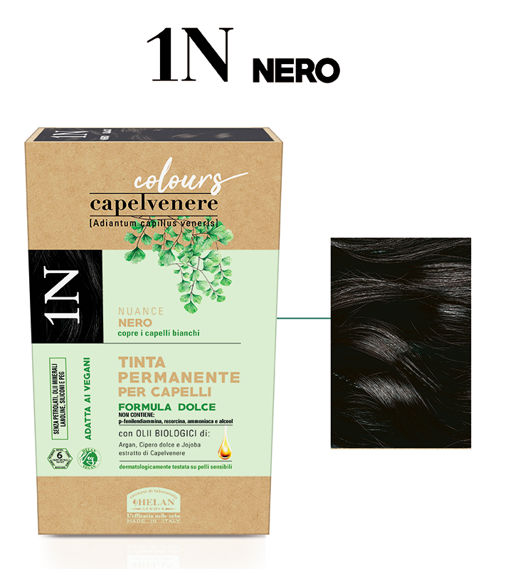 Helan Capelvenere Colours Tinta Capelli 1N Nero