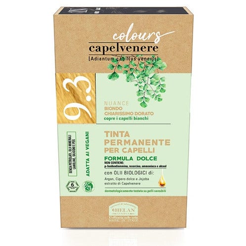 Helan Capelvenere Tinta Capelli 9,3N Biondo Chiarissimo Dorato