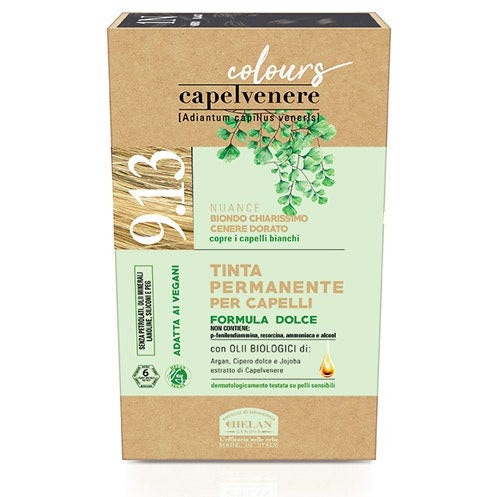 Helan Capelvenere Tinta Capelli 9,13 Biondo Chiarissimo Cenere Dorato