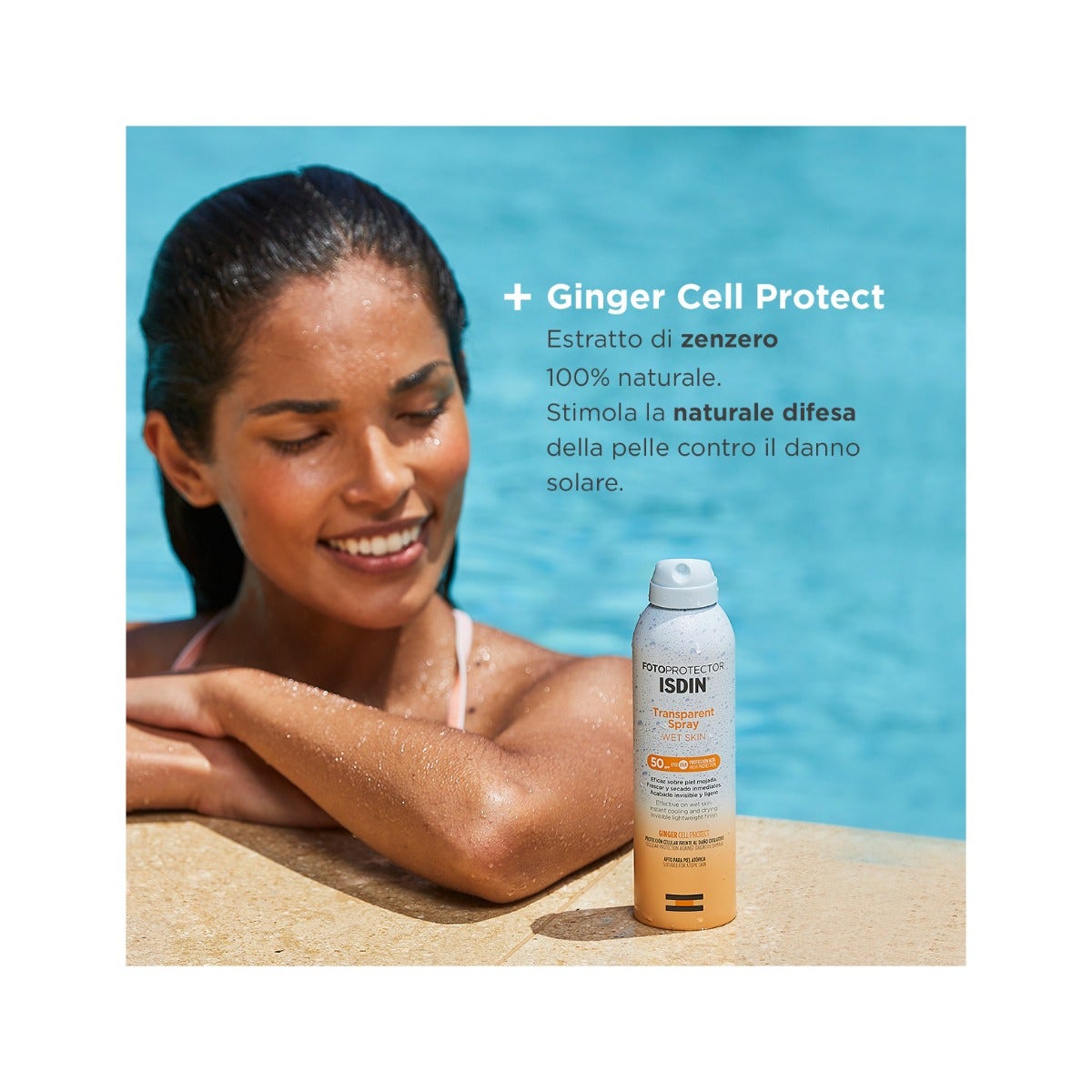 Isdin Fotoprotector Corpo Transparent Wet Skin SPF50 250ml
