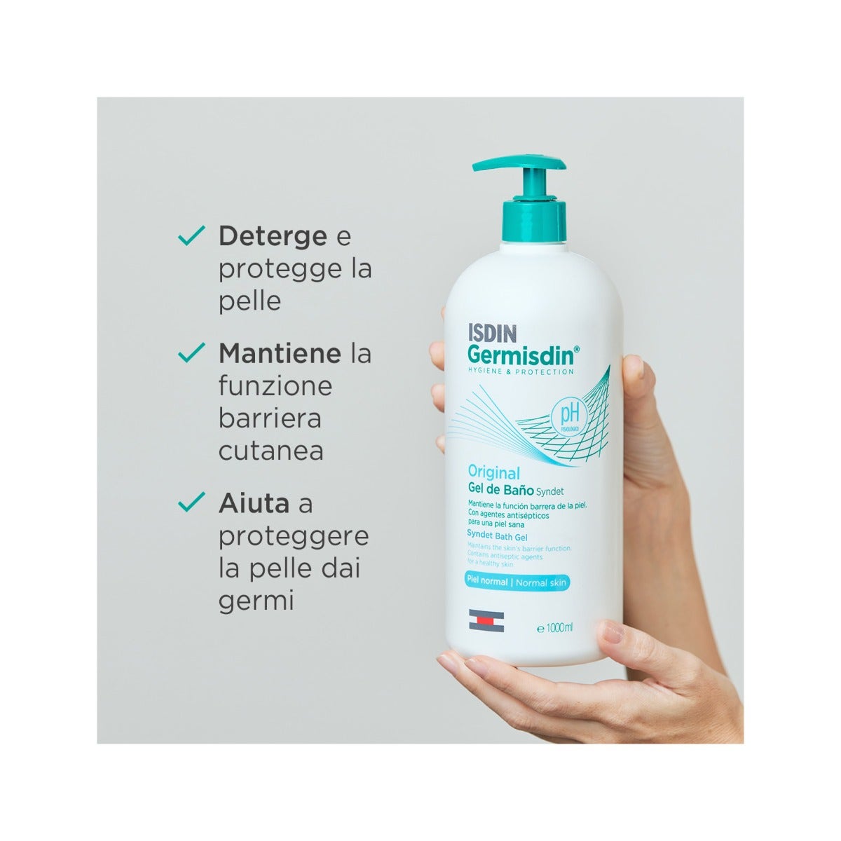 Isdin Germisdin Igiene Corpo Quotidiana 1 Litro