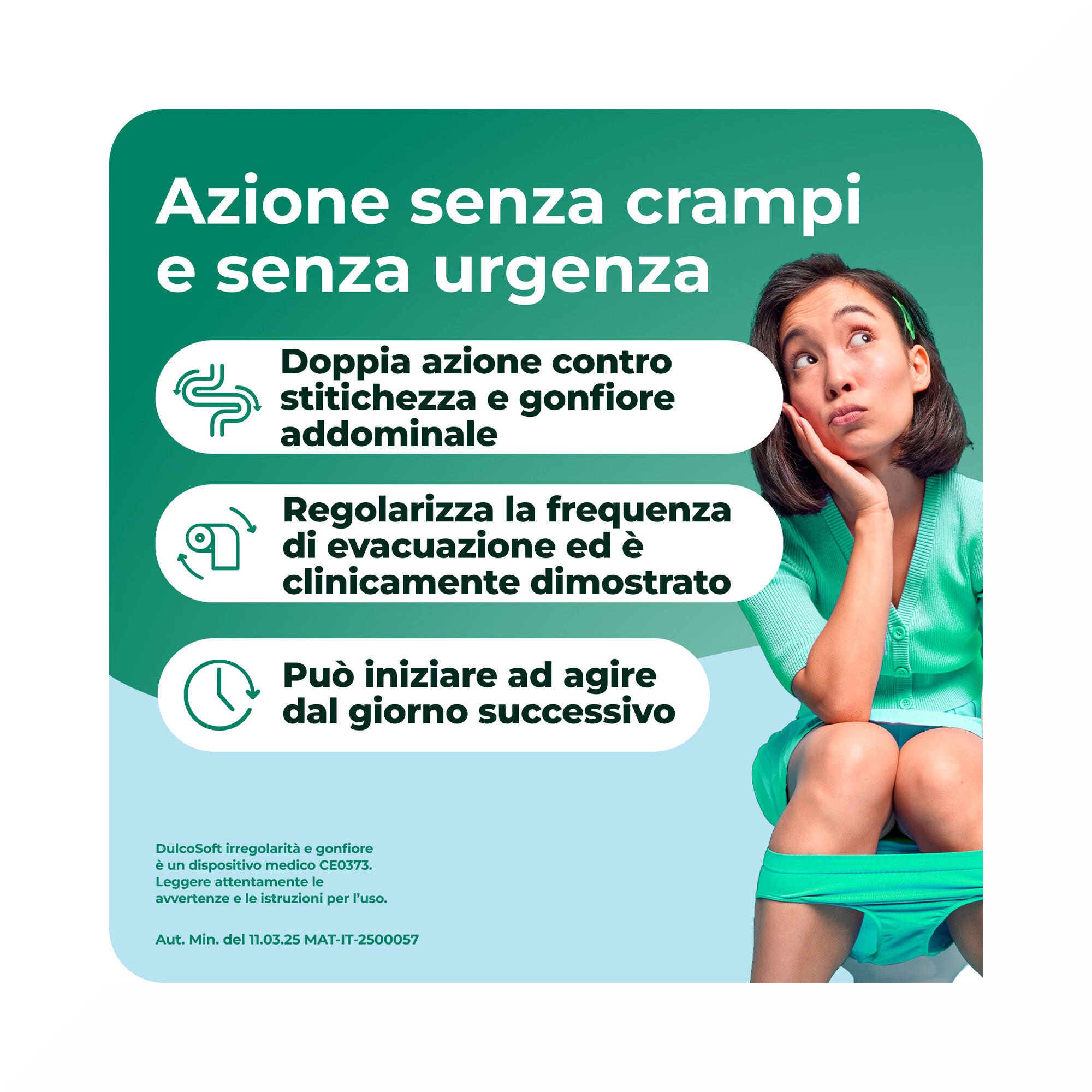 DulcoSoft Irrégularités et Ballonnements Laxatif à base de macrogol et de siméticone pour la constipation et les ballonnements 200 g