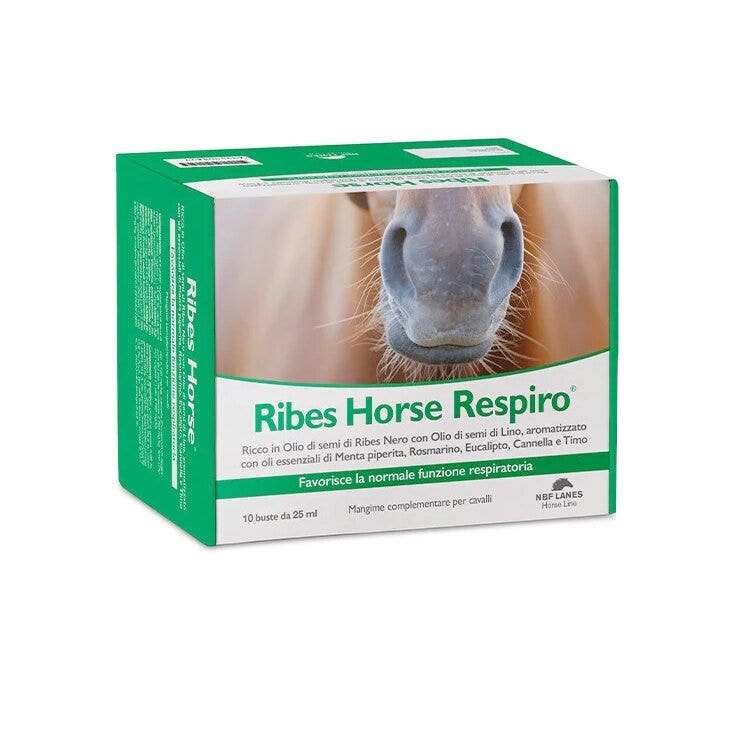 NBF Lanes Ribes Horse Respiro Mangime Complementare Per Cavalli 10 Bustine