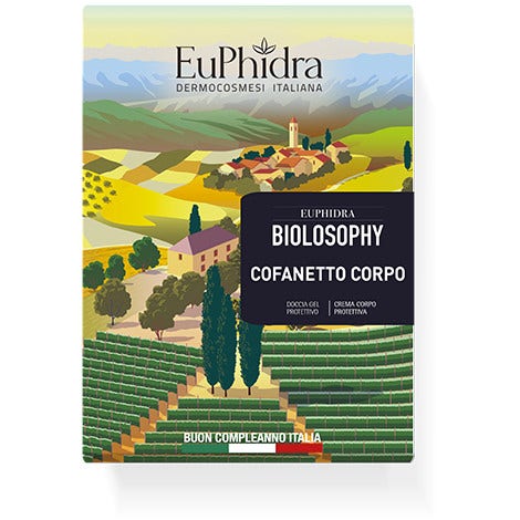 Euphidra Biolosophy Cofanetto Corpo Doccia Gel Protettivo 200ml + Crema Corpo Protettiva 150ml