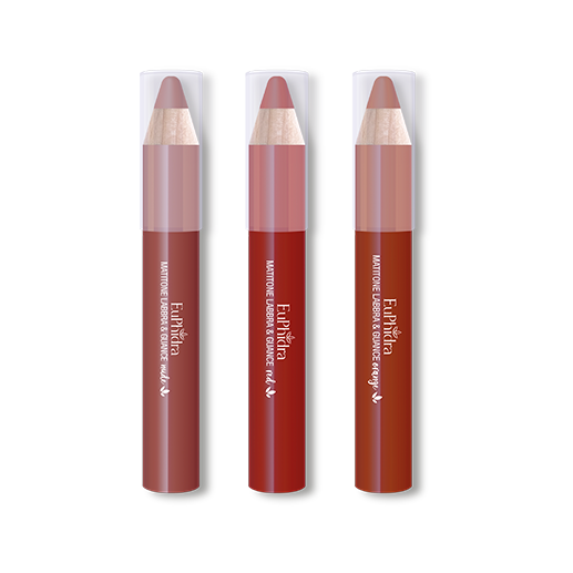 Euphidra Le Magnifiche Tre Mini Matitoni Labbra Nude/Red/Orange 02