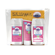 Euphidra Amido Mio Kit Viaggio Dermo Detergente 100 ml + Baby Shampoo 100ml + Pasta Barriera 25ml