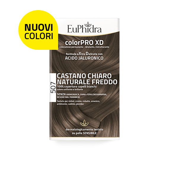 Euphidra ColorPro XD Kit Tinta Capelli 507 Castano Chiaro Naturale Freddo