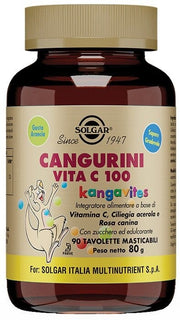 Solgar Cangurini Vita C 100, 90 comprimés à croquer