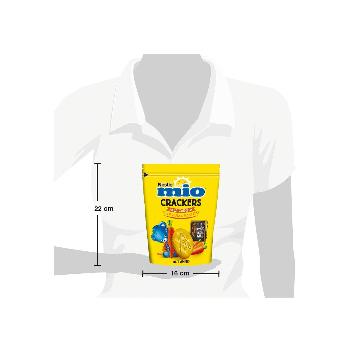 Nestlé Mio Crackers Alla Carota Da 12 Mesi Sacchetto 100g