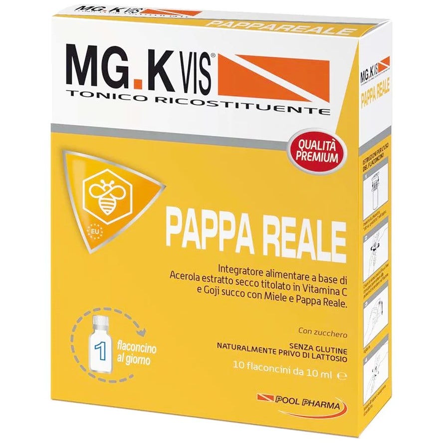 Mgk Vis Tonique Reconstituant à la Gelée Royale 10 flacons de 10 ml