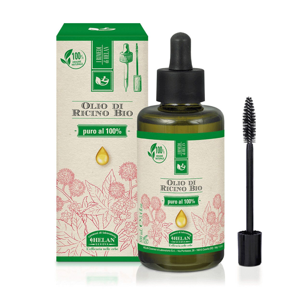 Helan I Rimedi Huile de ricin bio 100 ml