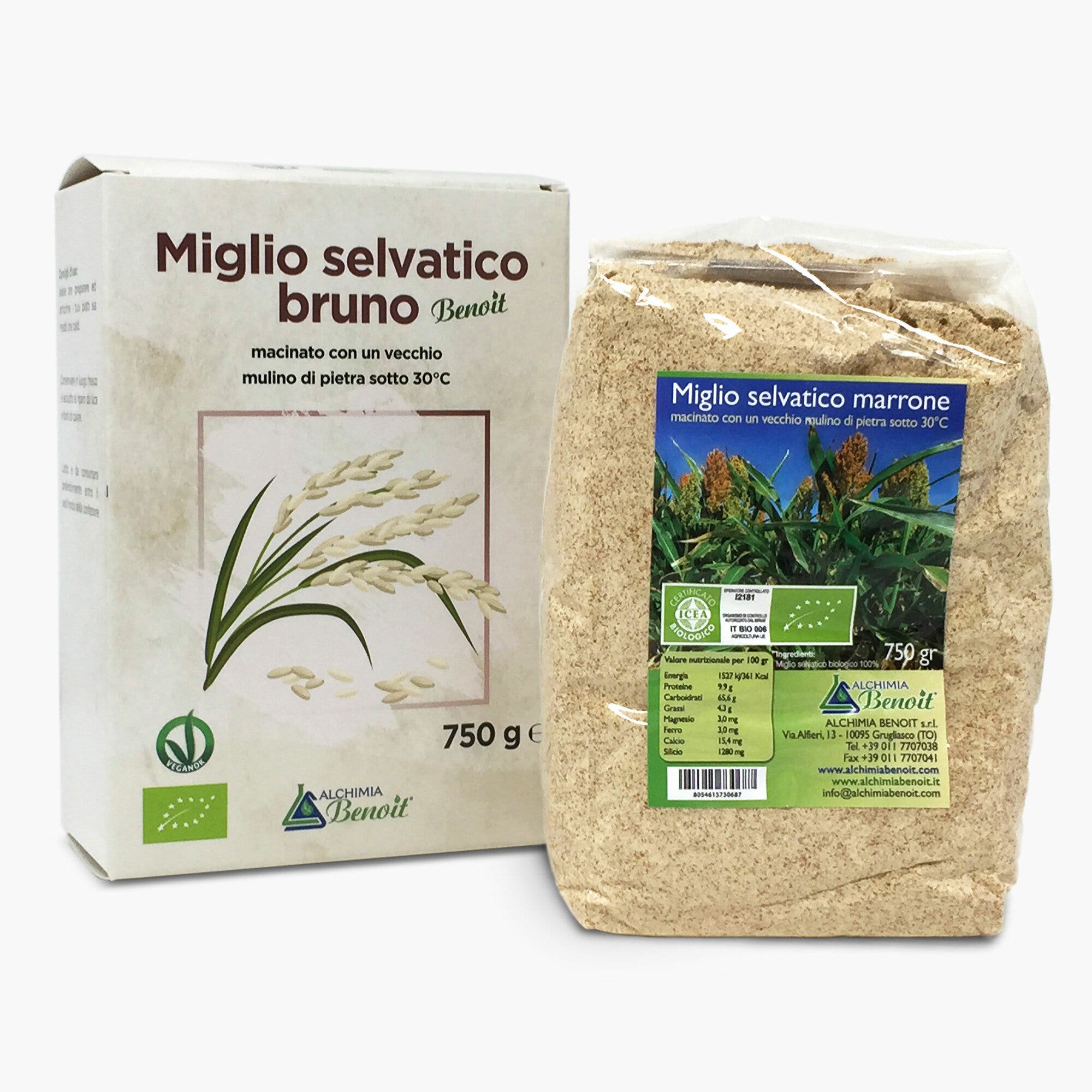 Miglio Selvatico Bruno Marrone 750g