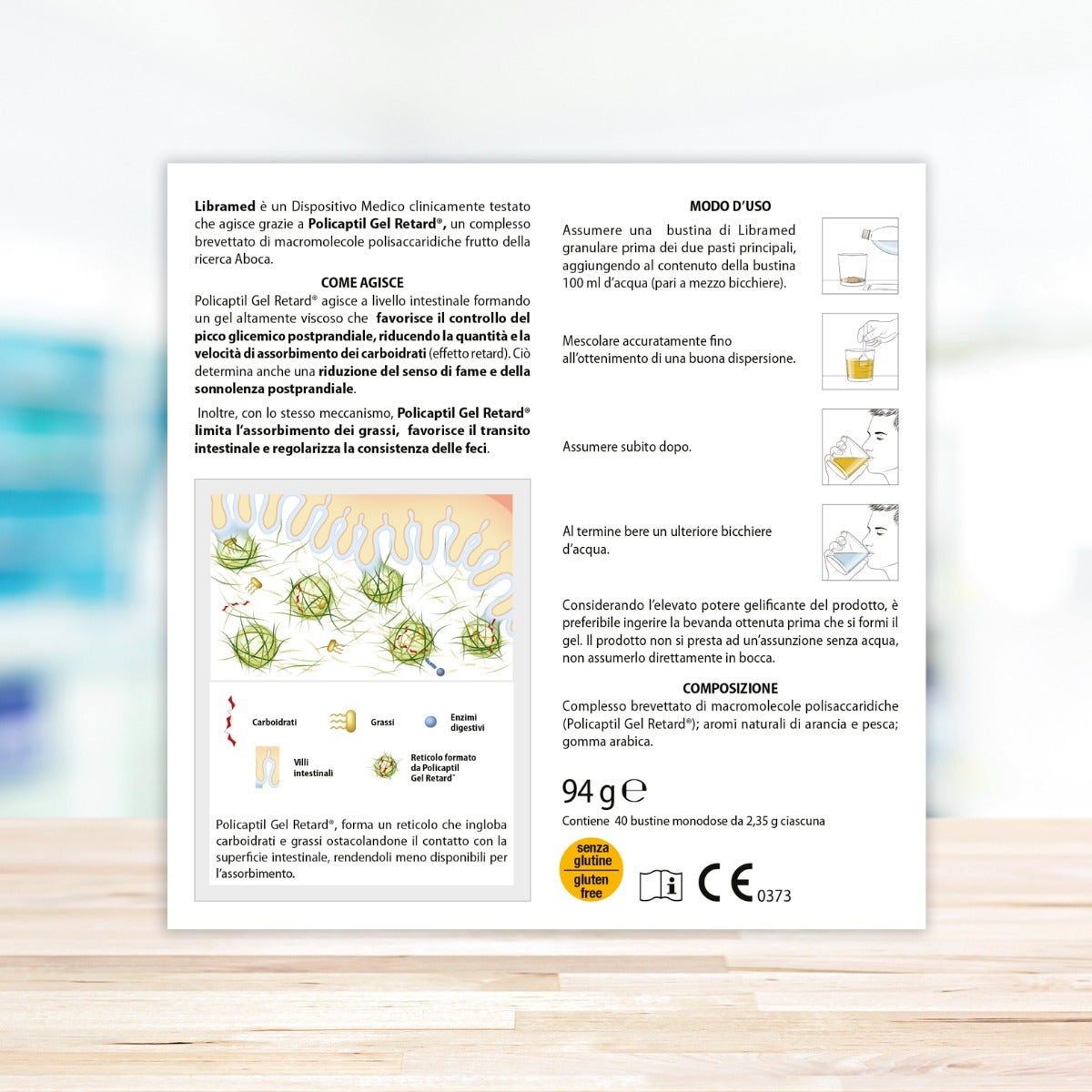 Aboca Libramed Fitomagra 40 sachets de granulés
