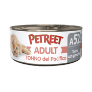 Petreet Adult Tonno Del Pacifico Con Granchio Per Gatti Lattina 70g