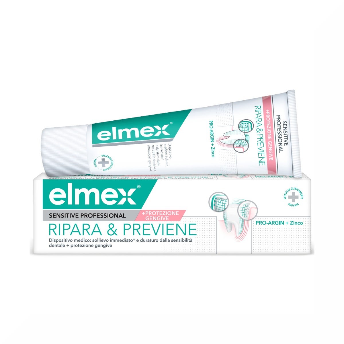 Elmex Dentifrice Sensitive Professional Répare et Prévient 75 ml