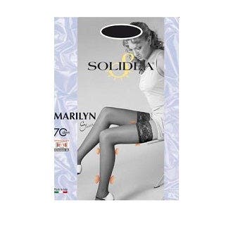 Solidea Marilyn 70 Calze Autoreggenti Fumo Taglia 3