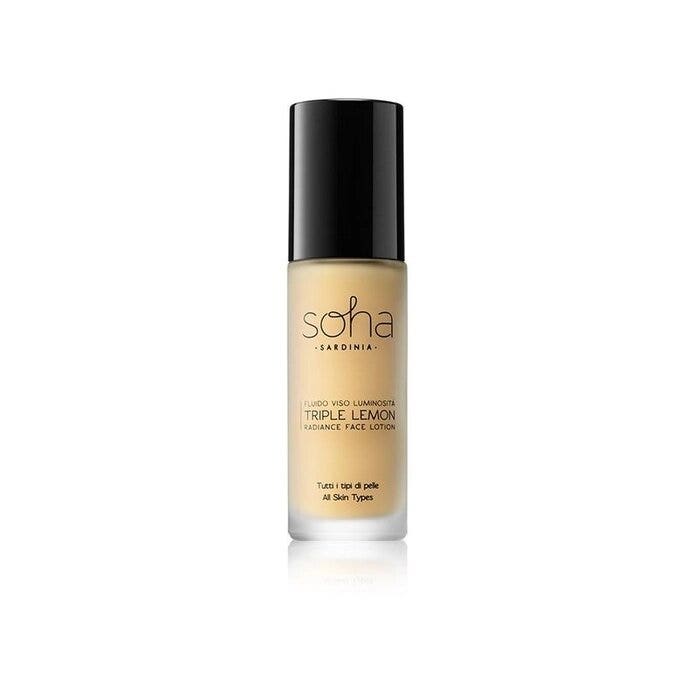 Soha Sardinia Triple Lemon Fluide Visage Éclat pour tous types de peau 30 ml