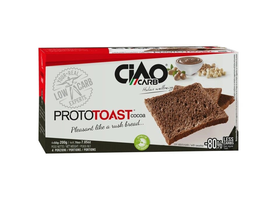 Ciao Carb Stage 1 ProtoToast Cacao 4x50g