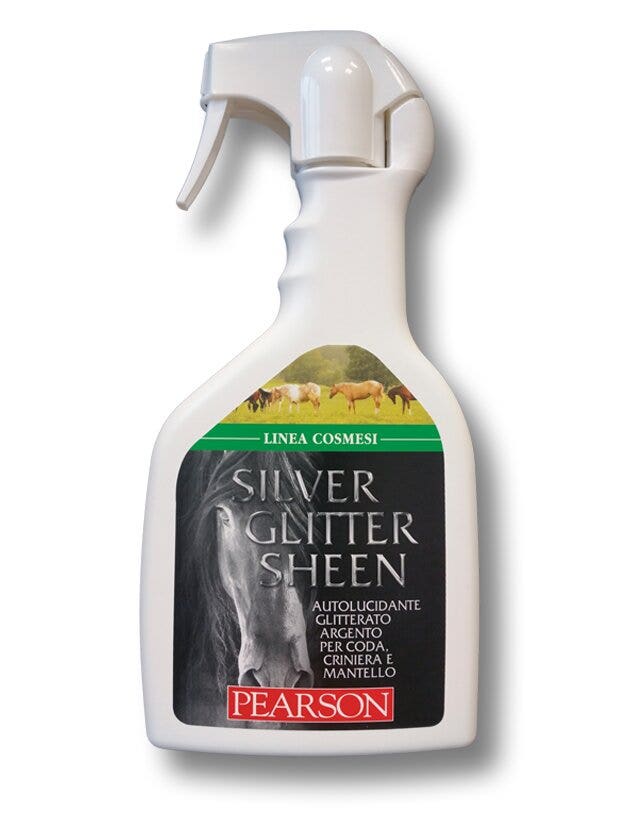 Guglielmo Pearson Silver Glitter Sheen Lozione Per Equini 700ml