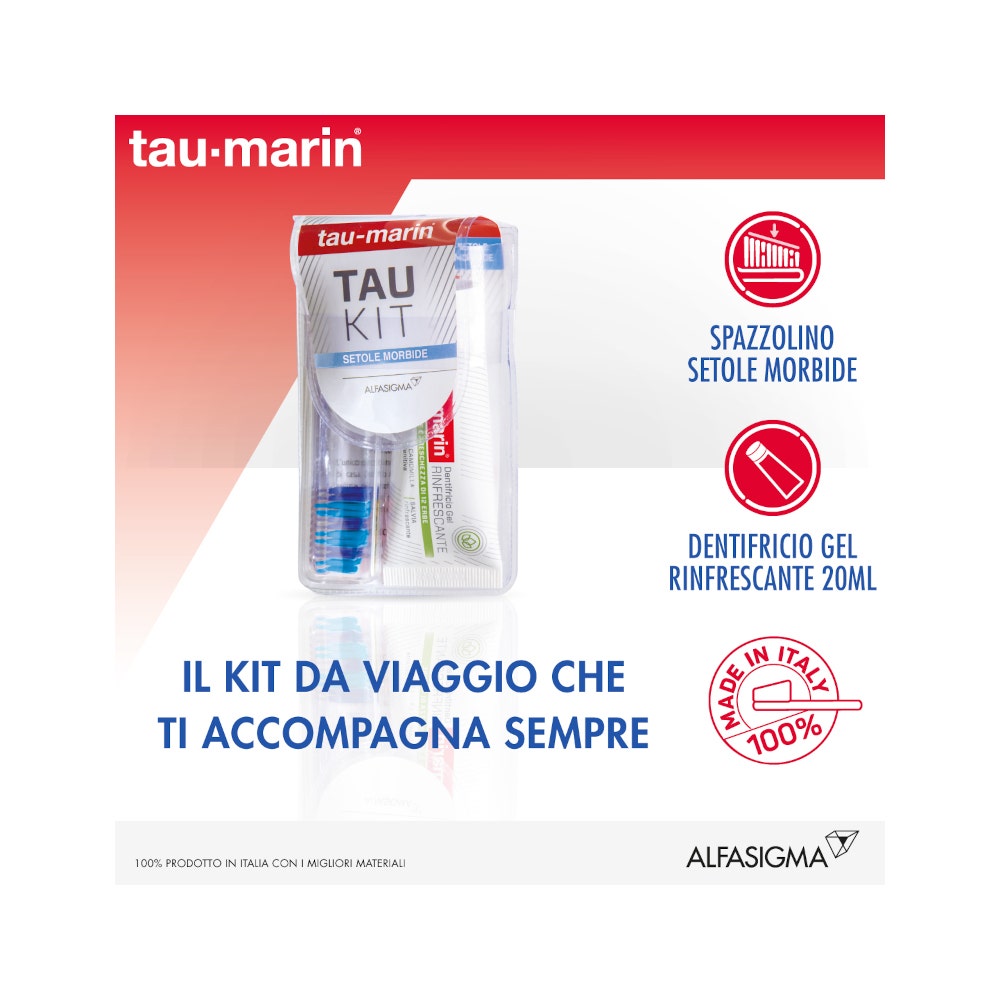 Taumarin Tau-Kit Spazzolino Morbido + Dentifricio