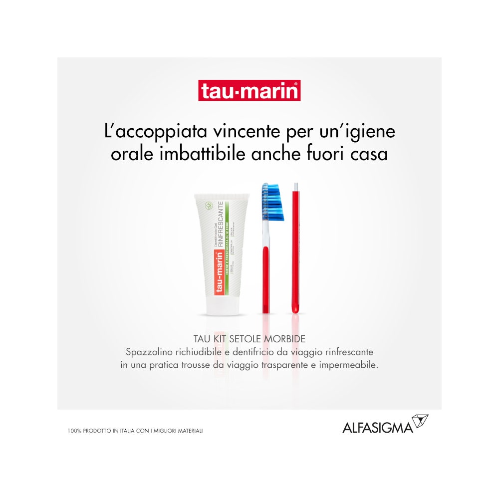 Taumarin Tau-Kit Spazzolino Morbido + Dentifricio