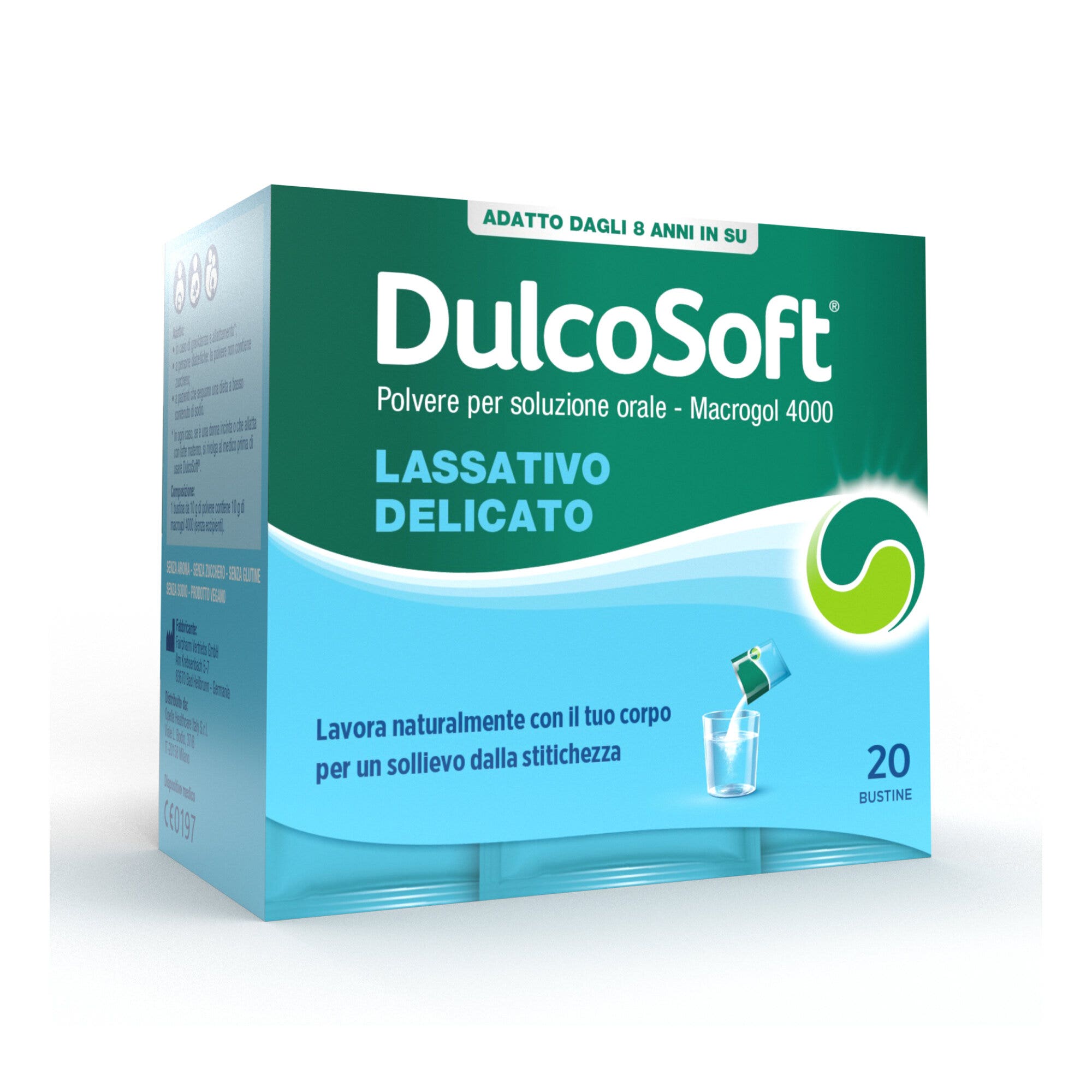 Dulcosoft Poudre pour solution buvable laxative au macrogol contre la constipation 20 sachets