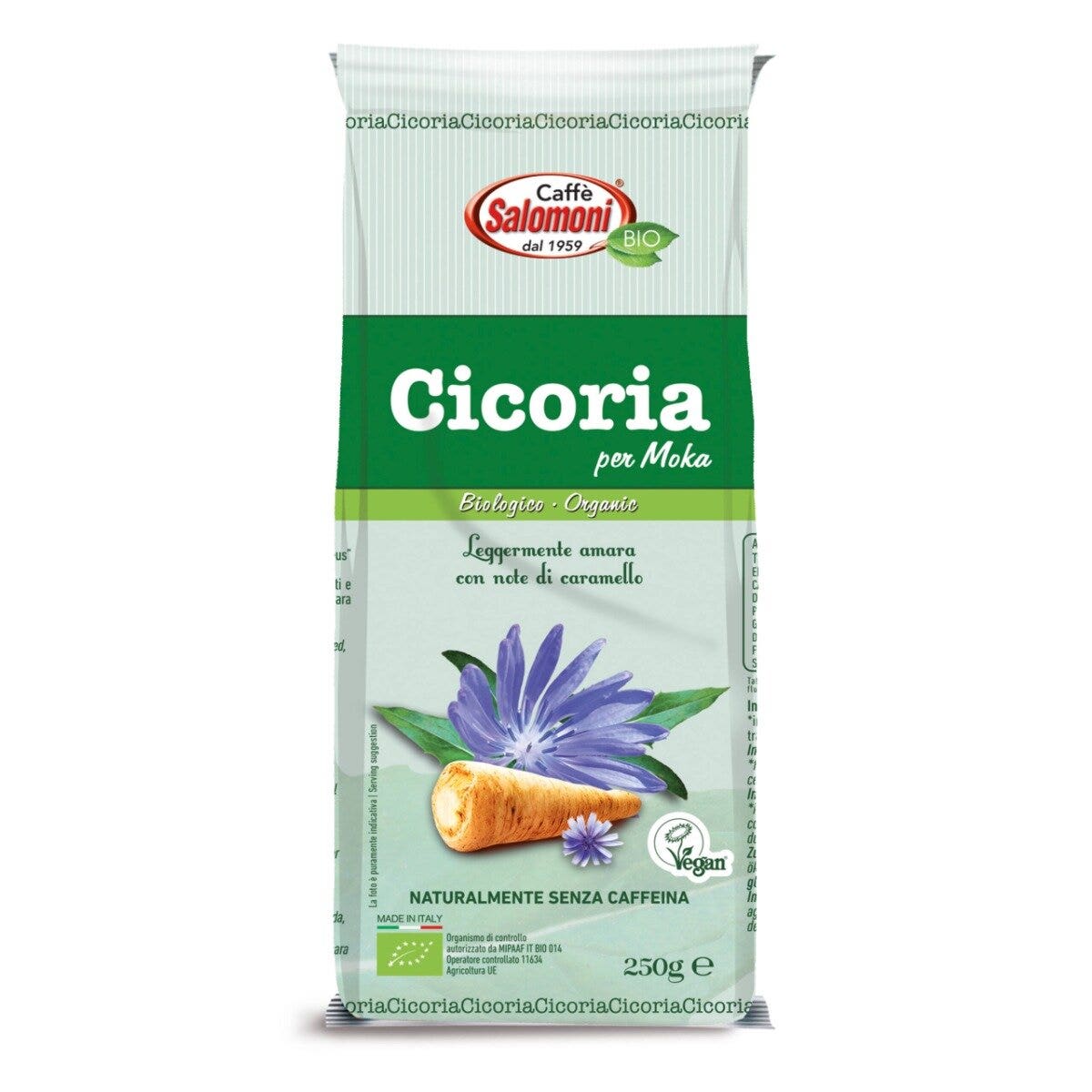 Salomoni Chicorée bio torréfiée et moulue 250 g