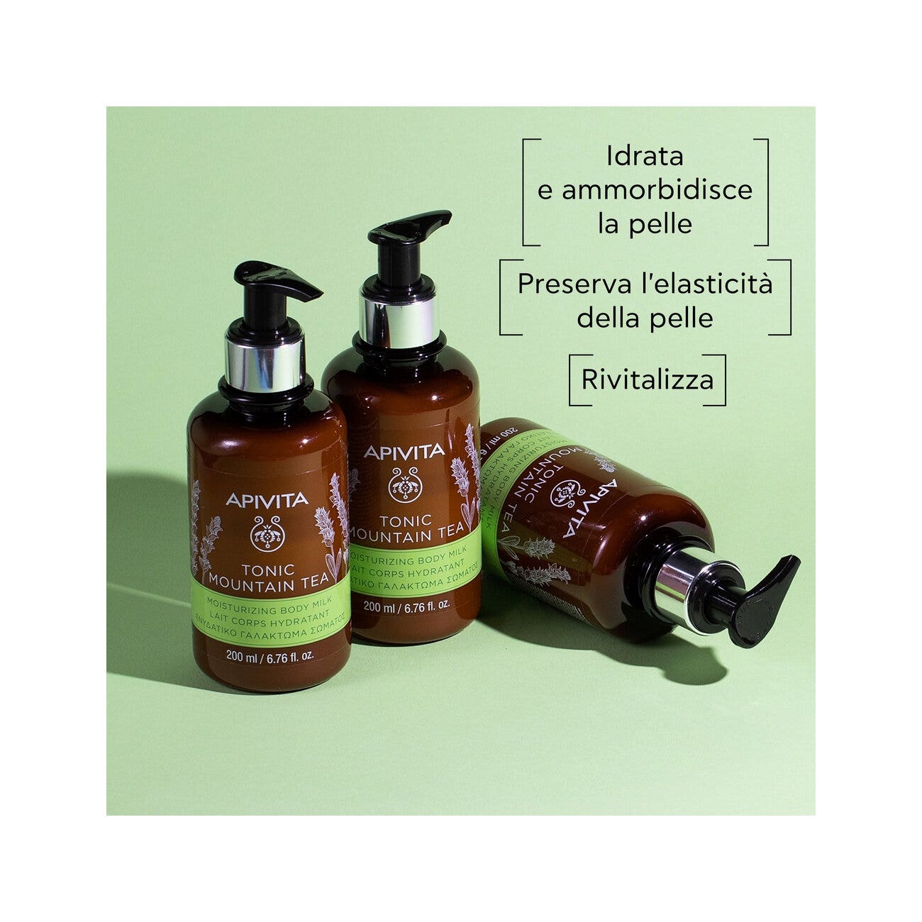 Apivita Latte Corpo Idratante Tè Della Montagna 200ml