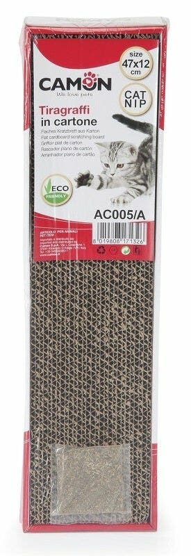 Camon Tiragraffi In Cartone Per Gatti Misura 47x12cm