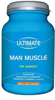 Ultimate Man Muscle Pre Workout 400g Gusto Arancia