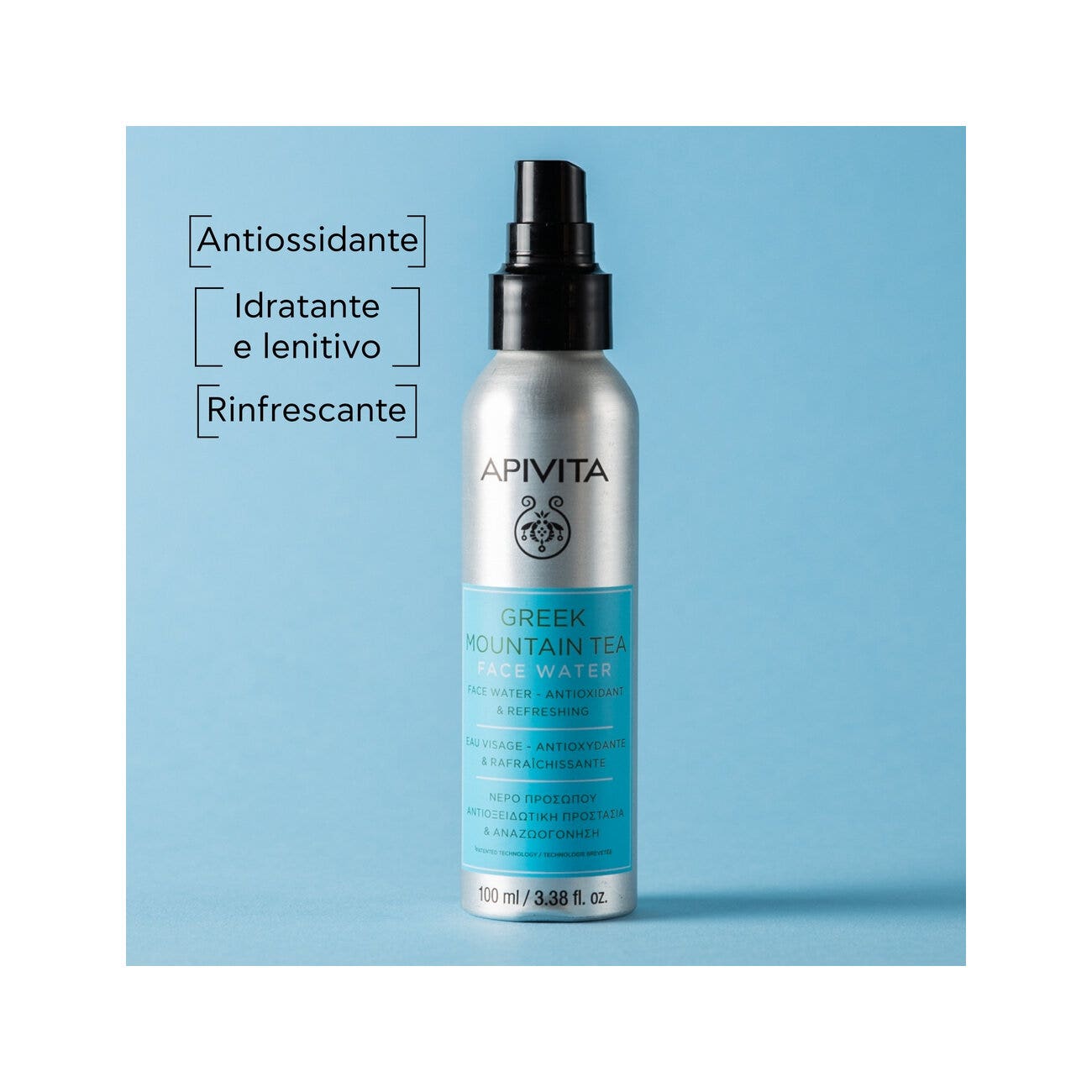 Apivita Acqua Viso Antiossidante Tè Di Montagna 100ml
