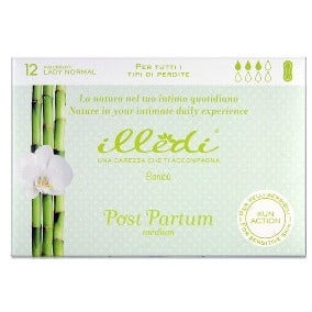 Illedi Assorbenti Lady Normal Senza Ali Post Parto Taglia M 12 Pezzi