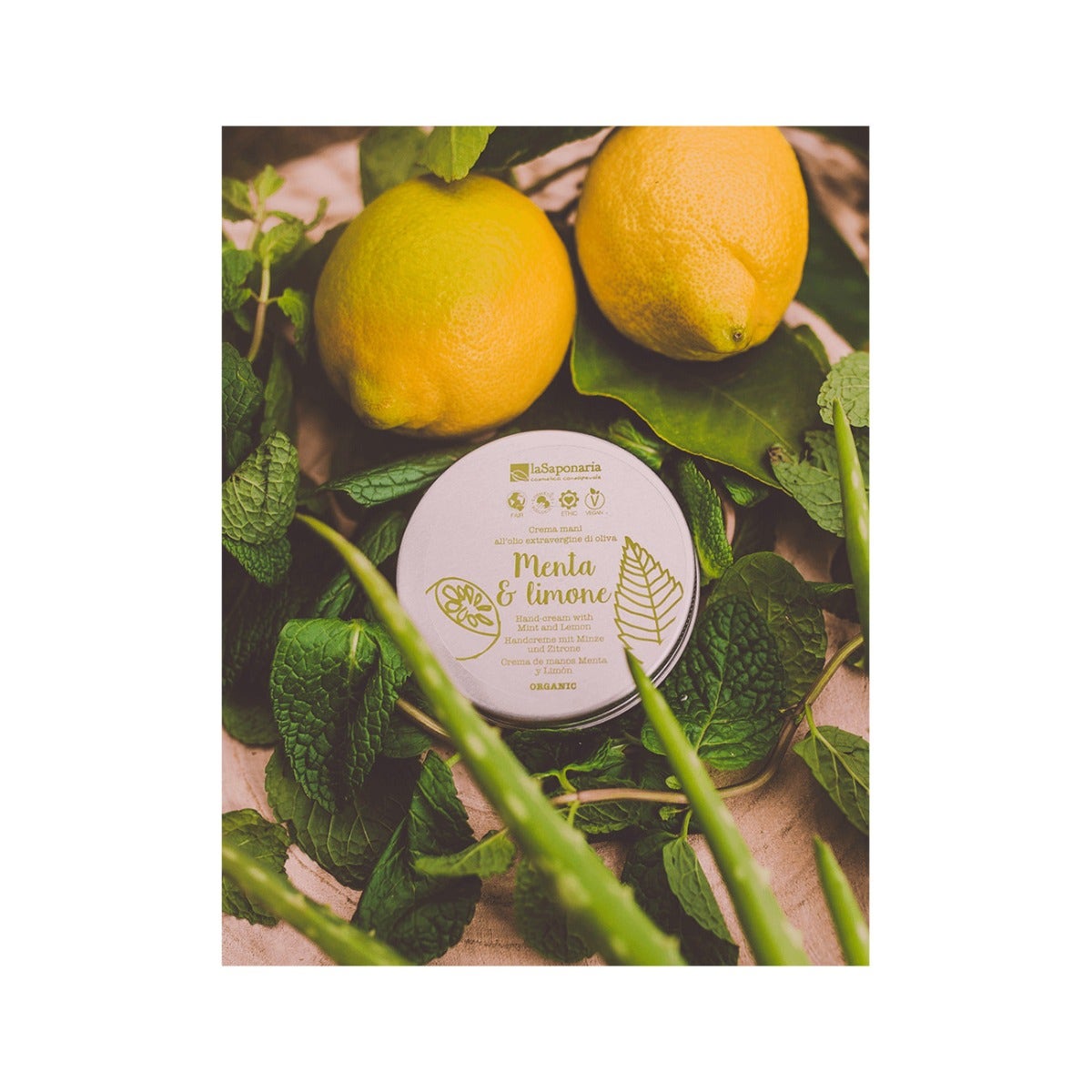 La Saponaria Crema Mani Menta E Limone 60ml