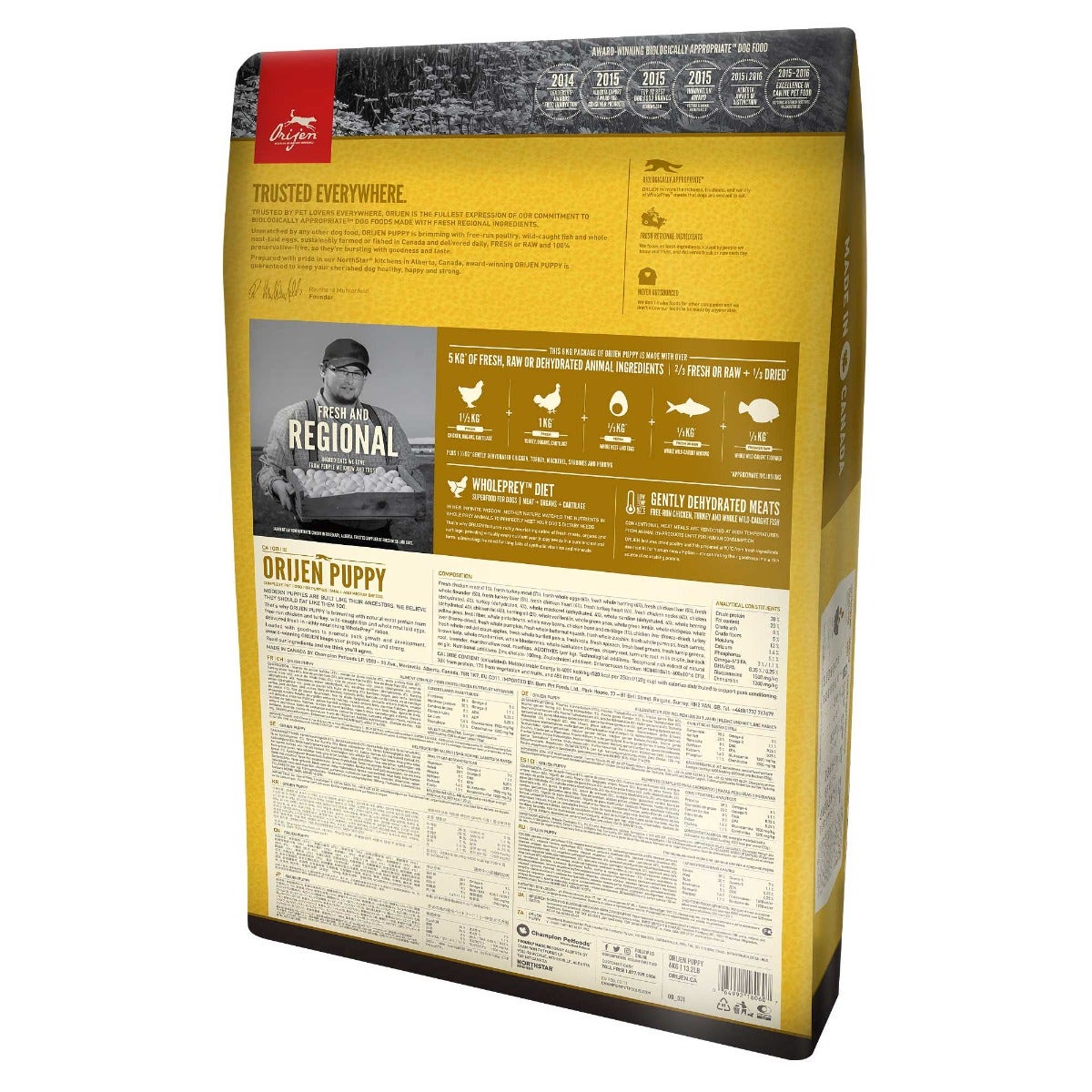 Orijen Puppy Crocchette Con Pollo E Tacchino Per Cani Cuccioli Sacco 2kg