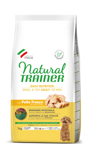 Natural Trainer Crocchette Pollo/Riso Per Cani Adulti Di Taglia Piccola 7kg