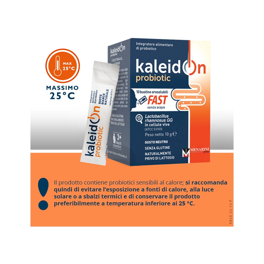 Kaleidon Probiotic Fast 10 Bustine Orosolubili