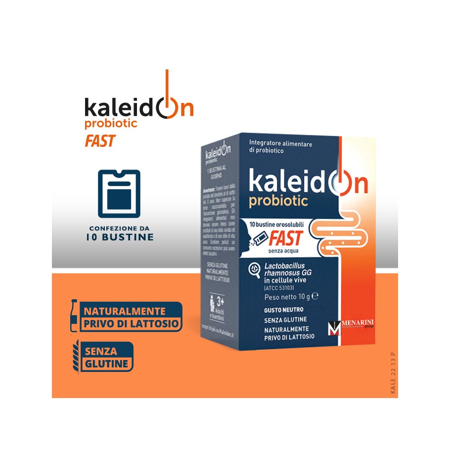 Kaleidon Probiotic Fast 10 Bustine Orosolubili