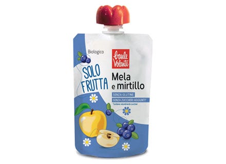 Baule Volante Solo Frutta Mela E Mirtillo 100g