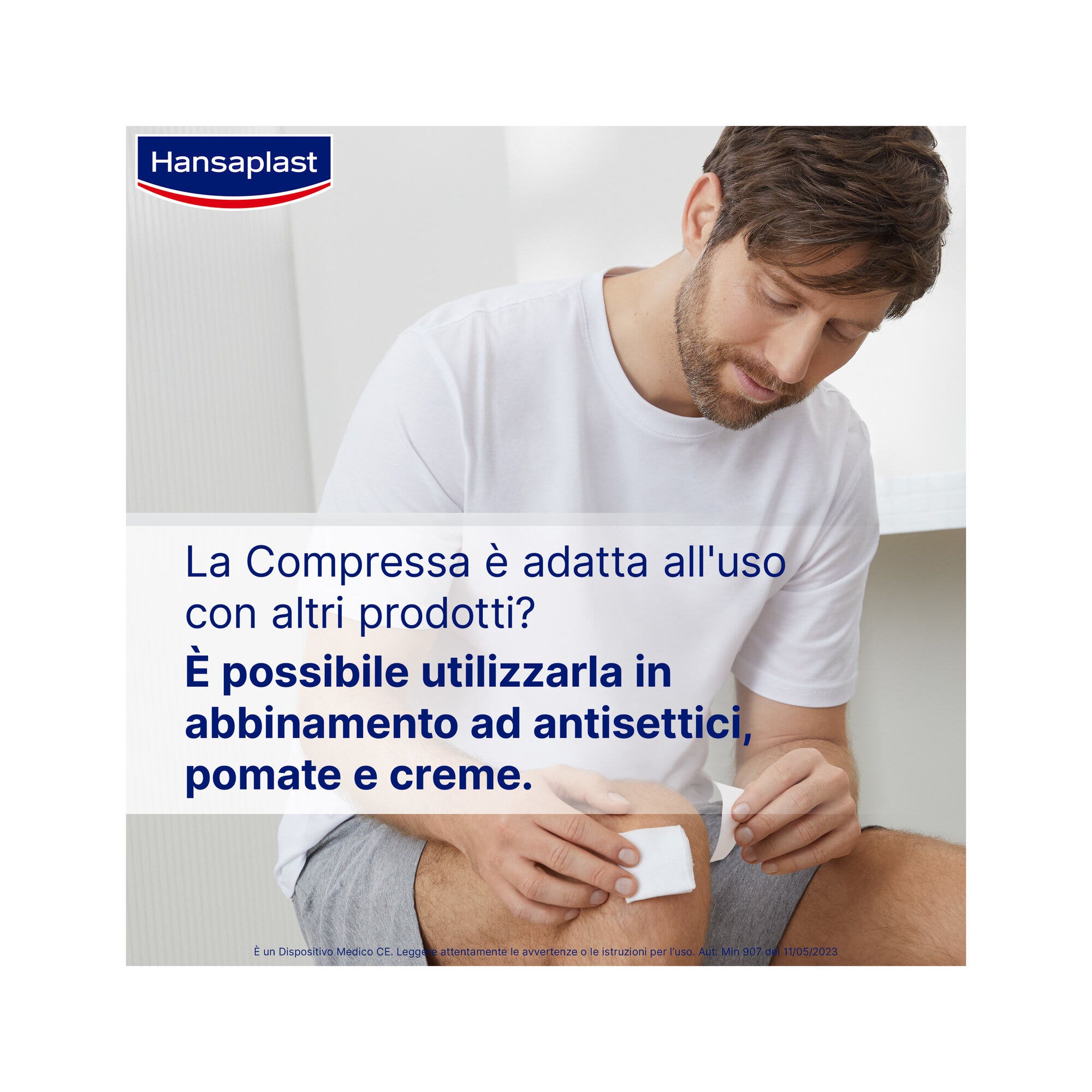 Hansaplast Soft Cerotto Rocchetto Rotolo Morbido Per il Fissaggio Di Bende 5mx2,5cm