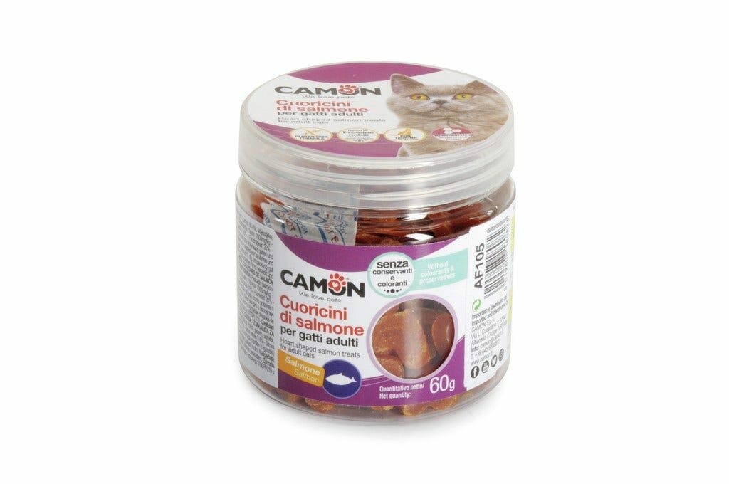 Camon Cuoricini al Salmone Per Gatti 60g
