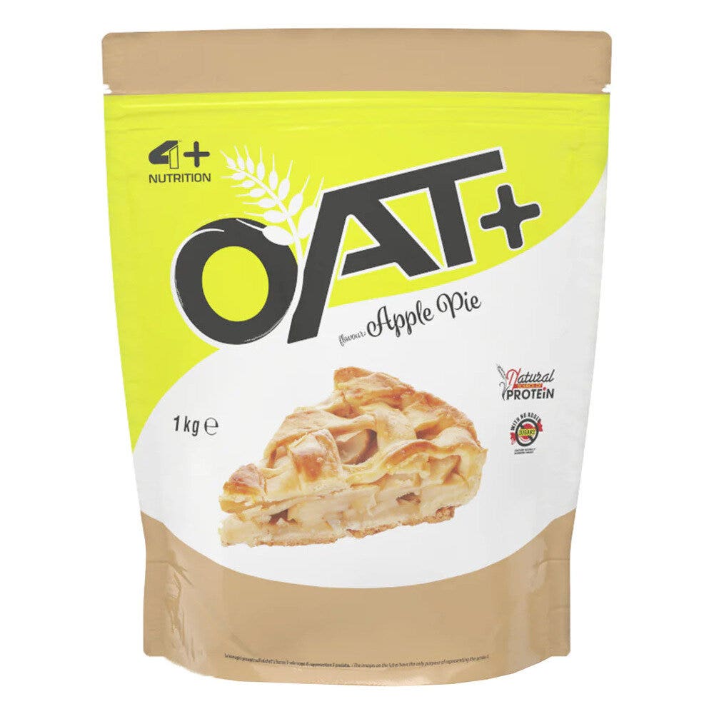4+ Nutrition Oat+ Farine d'avoine, saveur tarte aux pommes, 1 kg