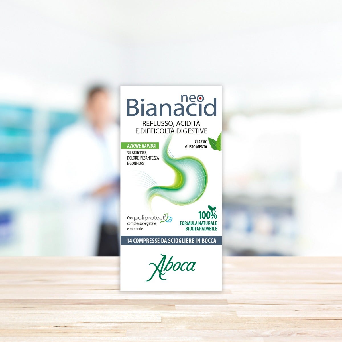 Aboca Neobianacid Benessere Digestivo 14 Compresse Masticabili