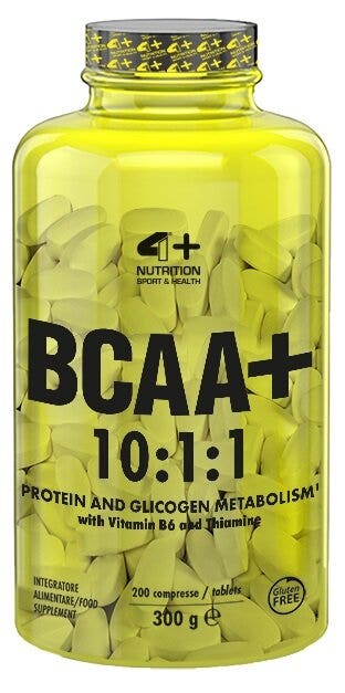 4+ Nutrition Bcaa+ 10:1:1 200 Compresse