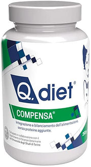 Q Diet Compensa Polvere Alimento Complementare Minerale Cani/Gatti 1000g