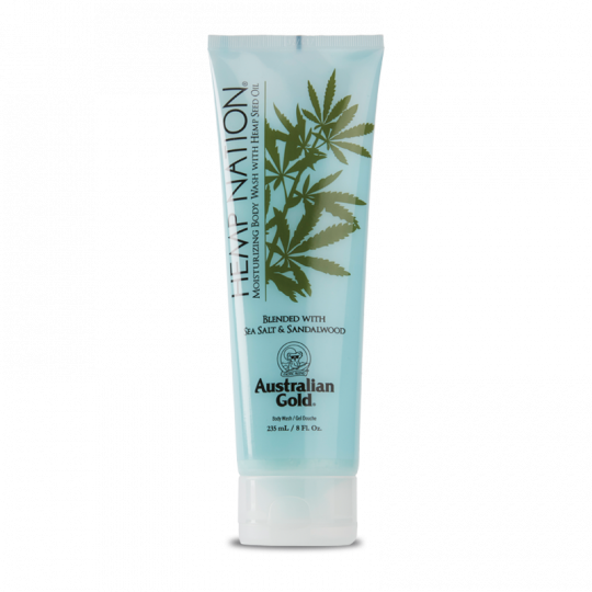 Australian Gold Hemp Nation Sea Salt E Sandalwood Bagnoschiuma 235ml